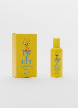 Детская туалетная вода zara  tweety looney tunes 30ml1 фото