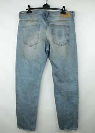 Шикарные оригинальные джинсы diesel buster vintage effect regular slim tapered4 фото