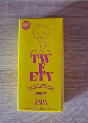 Детская туалетная вода zara  tweety looney tunes 30ml2 фото