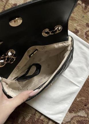 Новая черная мини сумка guess