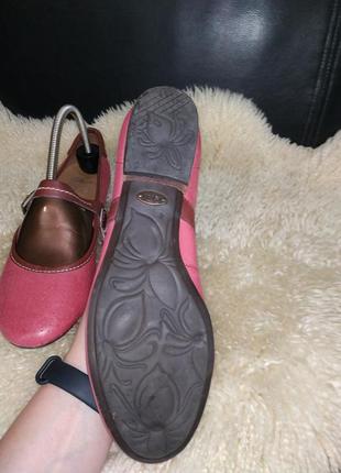Clarks туфли кожаные 39 р (6)по стельке 26 см ширина 8.5 см типа мэри джейн4 фото