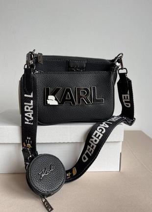 Сумка кросс боди в стиле karl lagerfeld4 фото