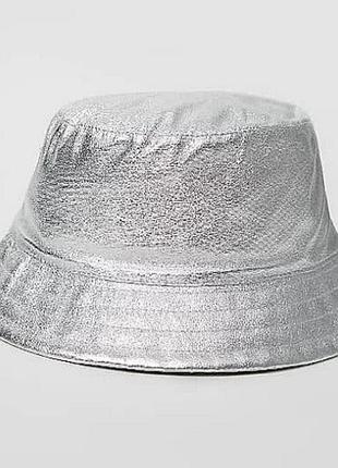 Шикарная трендовая серебренная панама george