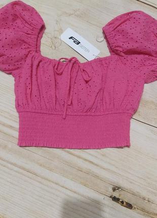 Ажурный топ футболка