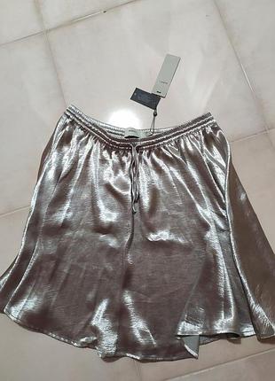 Стальная атлас юбка minimum