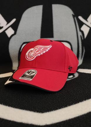 💯🏒🥅 оригінал. бейсболка '47 brand x detroit red wings.2 фото