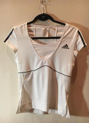 Белая футболка adidas original