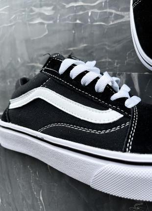 Женские кеды vans old skool black white3 фото