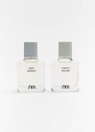 Набор парфюма zara lightly bloom+deep garden2 фото