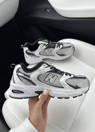 Кроссовки кроссынтересовант new balance 530 silver black