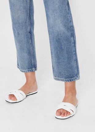 Шлепанцы шлепки nasty gal