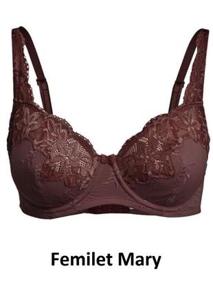 75-h/80-g бюст с вышивкой и кружевом femilet mary