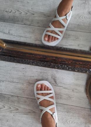 Кожаные босоножки сандалии из натуральной кожи лежаные босоножки сандалии натуральная кожа2 фото