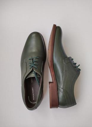 Шкіряні чоловічі оксфорди rockport  wyat plain toe2 фото