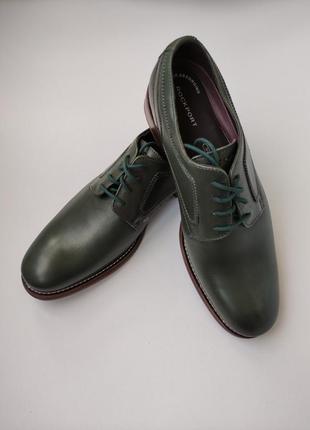 Шкіряні чоловічі оксфорди rockport  wyat plain toe6 фото