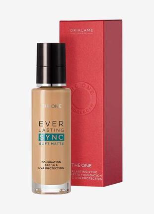 Адаптивная матовая тональная основа the one everlasting sync spf 10