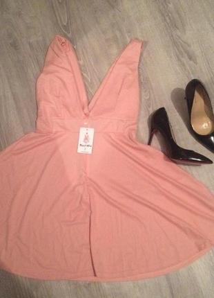 Ніжно персикове сукні-сонце2 фото