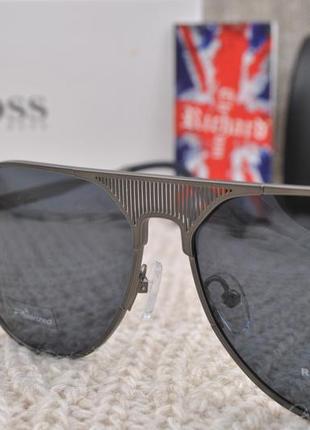 Фірмові сонцезахисні окуляри крапля авіатор з шорою thom richard polarized tr90435 фото