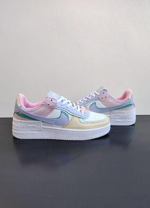 Жіночі кросівки nike air force 1 shadow taro/pink7 фото