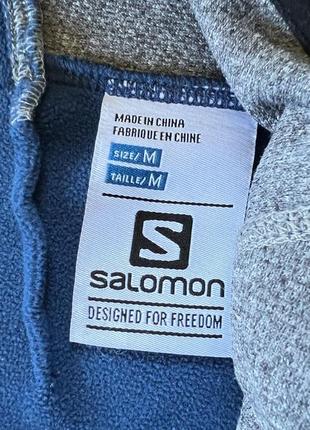 Мужская софтшел непромокаемая куртка с капюшоном salomon5 фото