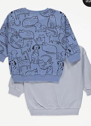 Костюм комплект теплий штани кофта фліс джордж george англія 3-4 роки хлопчику дівчинкі2 фото