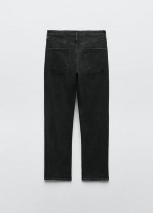 Женские черные джинсы слим зара slim fit zara 9863/2415 фото