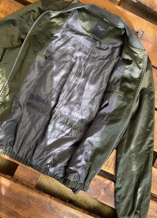 Мужская куртка (бомбер) new look (нью лук мрр идеал оригинал хаки)3 фото