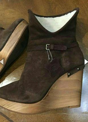 Удобные теплые ботинки, бренд" bershka" испания2 фото