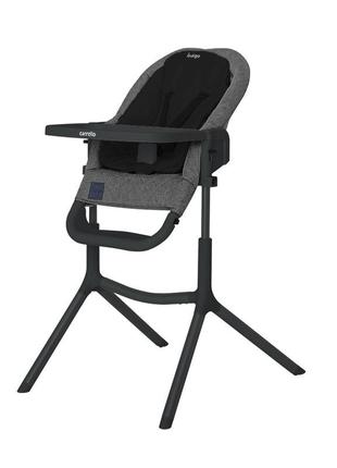 Стільчик для годування carrello indigo crl-8402, graphite black