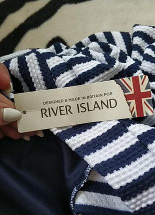 Трендова коттонова еластична сукня  river island6 фото