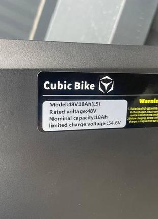 Триколісний електровелосипед 24" cubic-bike meridian 500 w 18 ah 48 v8 фото