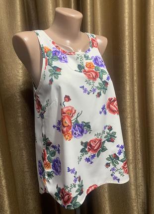 Блузка майка atmosphere в стиле вышиванки размер 10/m