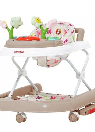 Ходунки carrello fiore 3 в 1 crl-9606, beige1 фото