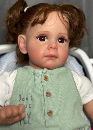 Реалистичная кукла реборн коллекционная 60 см
