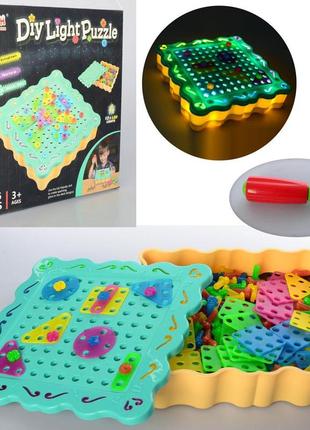 Мозаика на шурупах 196 деталей atoys (tlh-09)