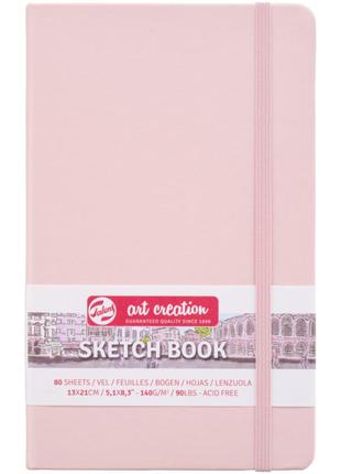 ~#~блокнот для графіки talens art creation 140 г/м2, 13*21см, 80 л., pastel pink, royal talens