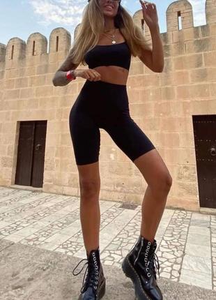 Моделирующие велосипедки черного цвета