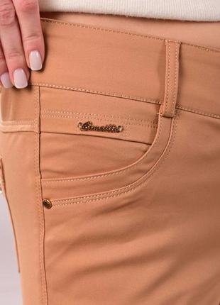 Стильные женские брюки в цвете беж 46-48рр5 фото