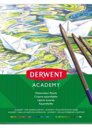Акварельні олівці academy watercolour 24 шт.