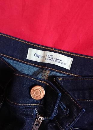 Фірмові жіночі стрейчеві джинси gap,розмір 26.5 фото