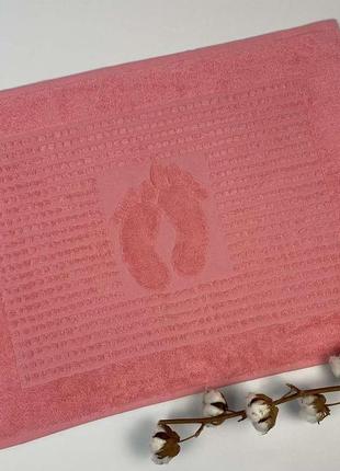 Полотенце-коврик для ног cottonize cod402 розовый