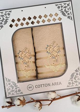 Набір махрових рушників 2 шт. ае model no59