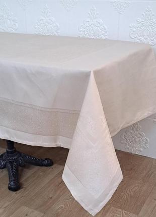 Скатерть masali тефлон 160x220 model 507 cappucino
