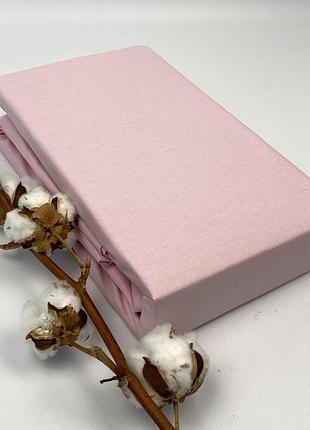 Простынь на резинке clasy 100x200 c наволочкой 50x70 v12 pembe