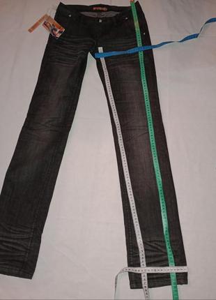 Dans-str. новые женские джинсы с коричневым цветом фирменные3 фото