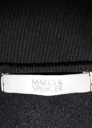 Базова чорна кофта футболка трикотаж marks&spenser раз.38-405 фото