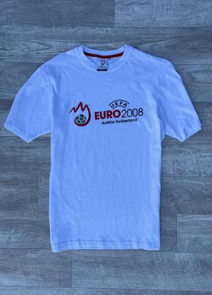 Uefa футболка оригинал s размер m белая