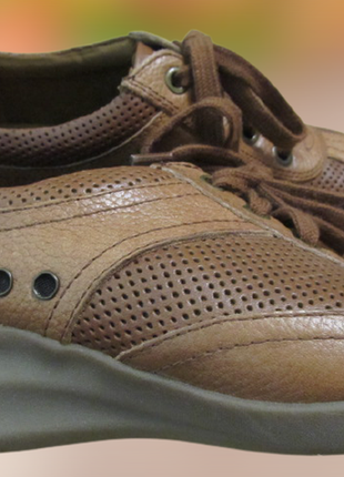 Footglove wider fit комфортные кожаные повседневные туфли р.5/24,5 см7 фото