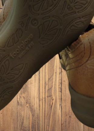 Footglove wider fit комфортные кожаные повседневные туфли р.5/24,5 см10 фото