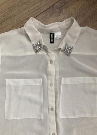 Декорированная блузка by h&amp;m2 фото